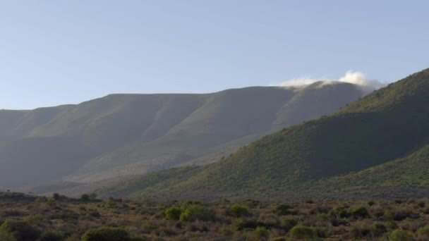 Widok Powietrza Spektakularną Górę Zuurberg Republika Południowej Afryki — Wideo stockowe