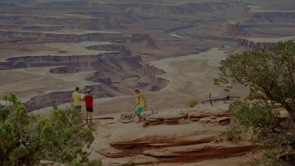 2017年8月 美国犹他州布莱斯峡谷国家公园 Bryce Canyon National Park Utah Usa 附近的山地景观 Uhd — 图库视频影像