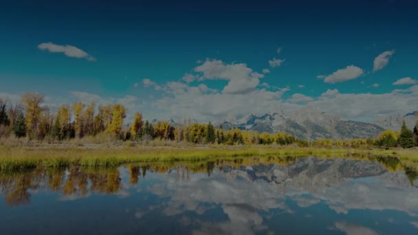 Utsikt Över Katmai National Park Och Reservera Berg Flod Dalen — Stockvideo