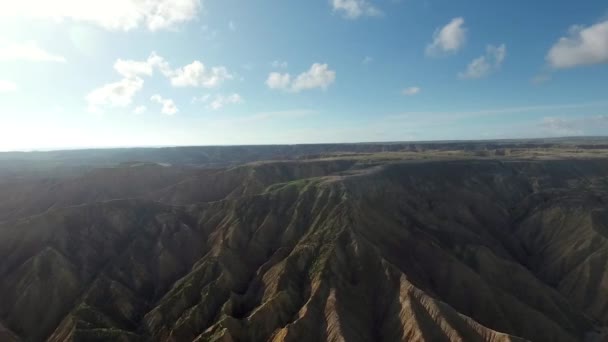 Luchtfoto Van Het Andesgebergte Van Peru Prachtig Landschap Van Natuur — Stockvideo