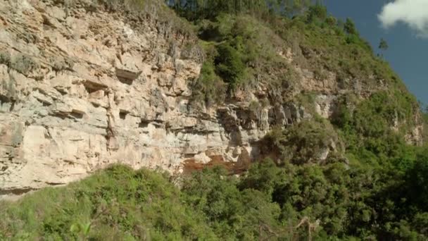 Kuzey Peru Daki Karajia Sarcophagus Chachapoyas Yakınlarında Amazon Bölümü Peru — Stok video