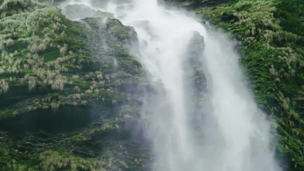 Gocta Waterfall Raonforest One Highest Waterfalls World Chachapoyas Amazonas Peru — Vídeos de Stock
