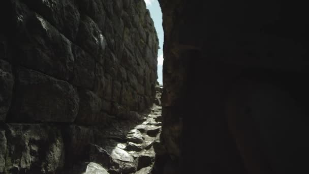 Kuelap Fortress Massive Walls Protected Fortress Built Chachapoyas Culture Amazonas — ストック動画