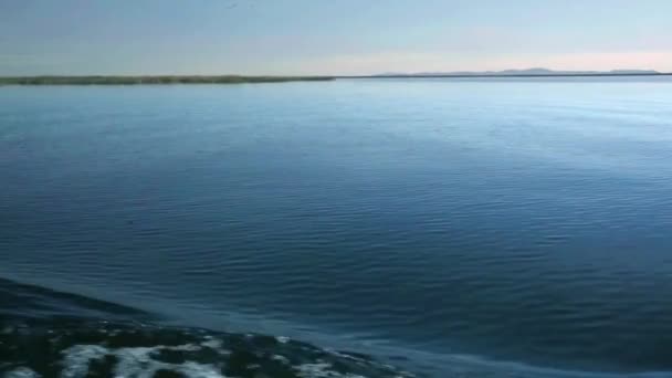 Veiw Boot Zeilen Het Meer Titicaca Peru Zuid Amerika — Stockvideo