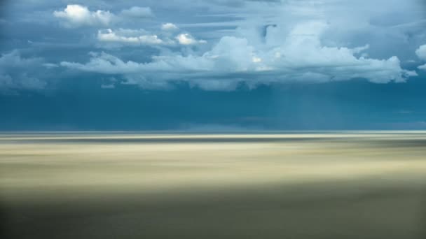 Time Lapse Water Evaporating Surface Sea Condenses Form Great Clouds — Video