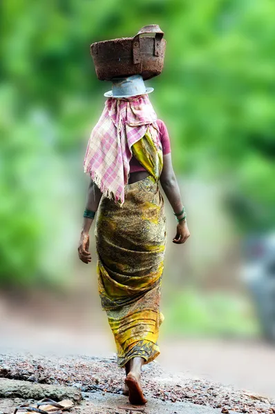 Poor indian women