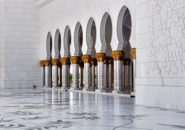 Abu Dhabi Grand Mosque clipart