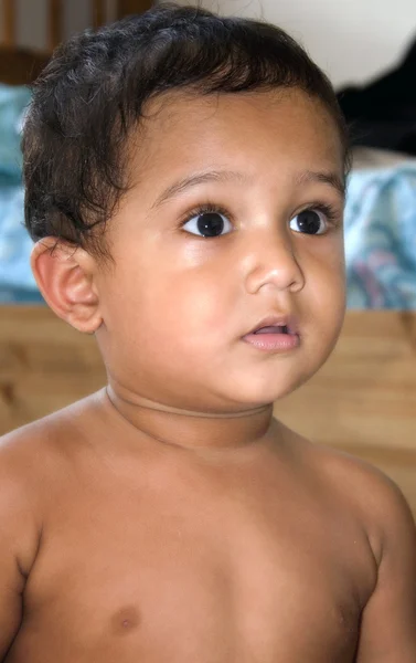 Surprised Indian Baby — Stock Photo, Image