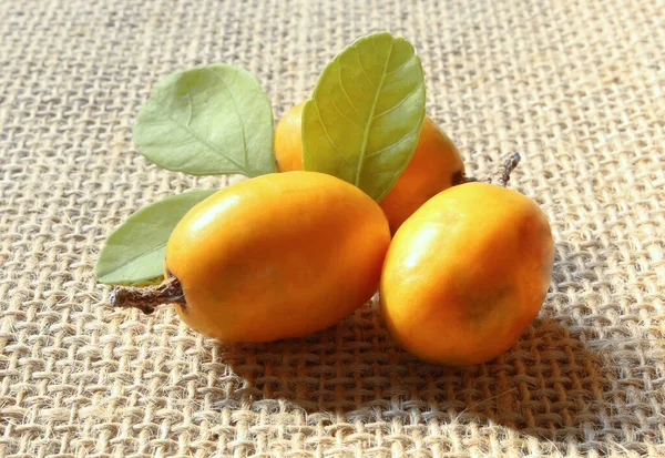 Frutta Siriguela Ceriguela Brasile Frutta Comune Nei Paesi Sudamericani — Foto Stock
