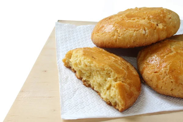 Pão Milho Tradicional Brasileiro Broa Milho — Fotografia de Stock