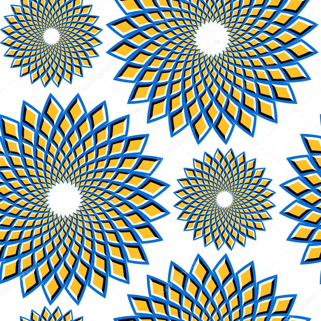Seamless optical illusion