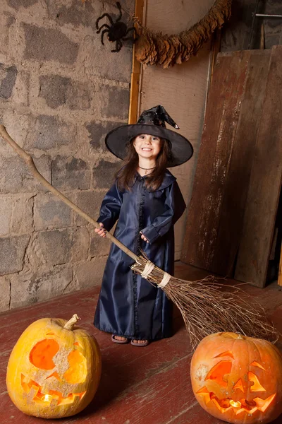 Little witch — Stock Photo, Image