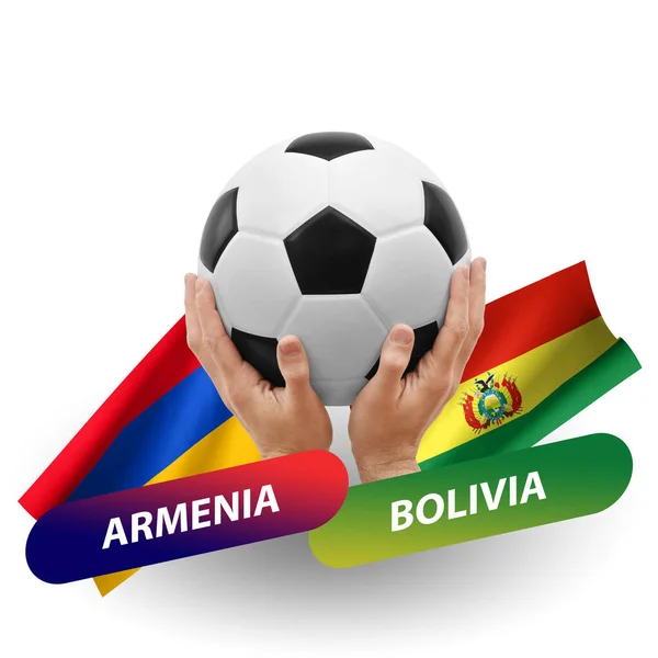 Soccer Football Competition Match National Teams Armenia Bolivia — Stock Fotó