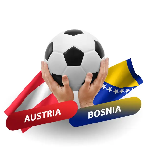 Soccer Football Competition Match National Teams Austria Bosnia — Photo