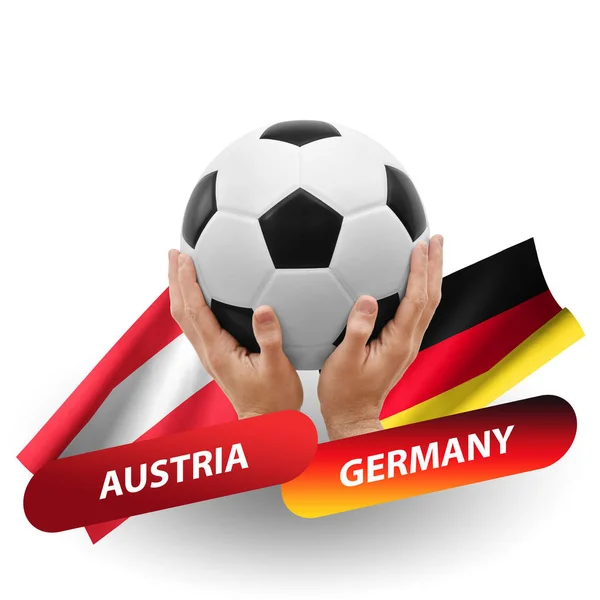 Soccer Football Competition Match National Teams Austria Germany — Photo