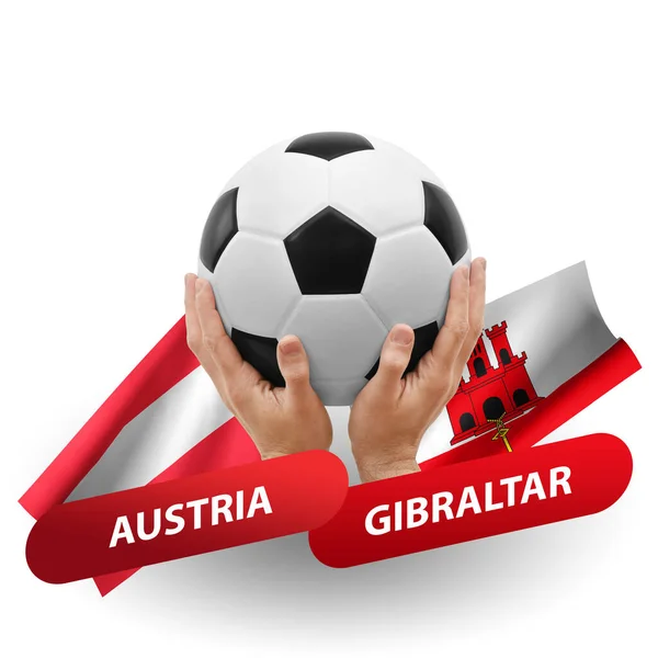 Soccer Football Competition Match National Teams Austria Gibraltar — Φωτογραφία Αρχείου