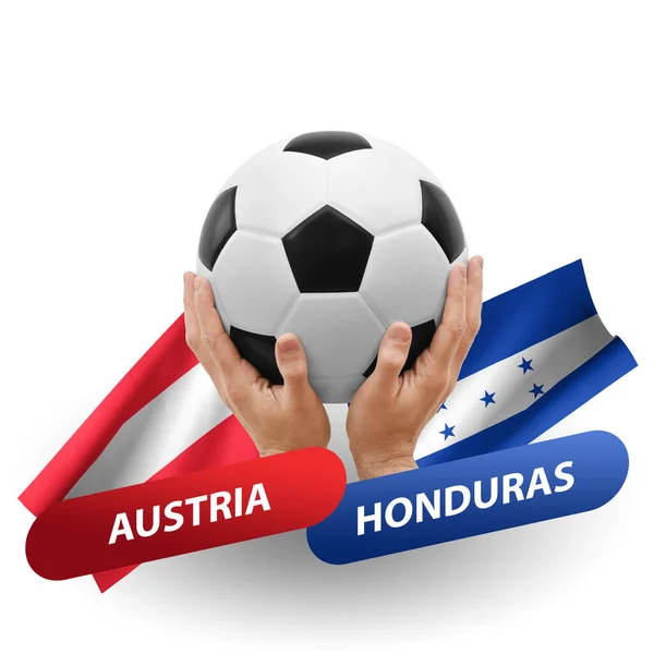 Soccer Football Competition Match National Teams Austria Honduras — ストック写真