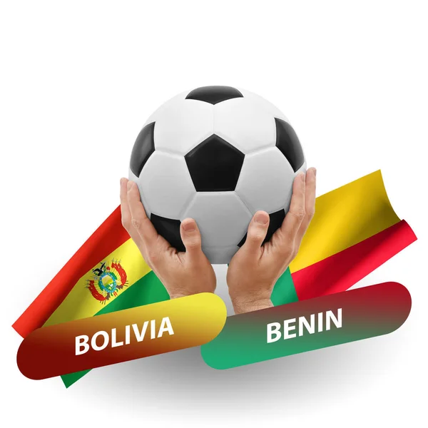 Soccer Football Competition Match National Teams Bolivia Benin — Stock Photo, Image