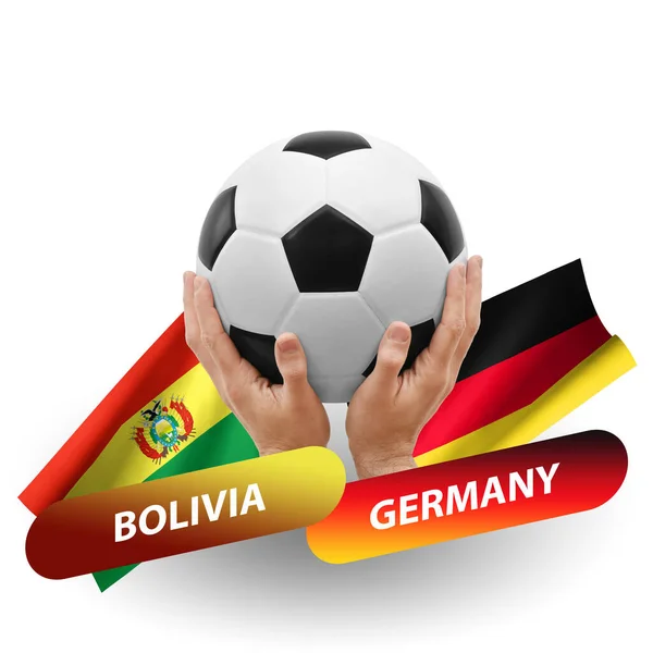 Soccer Football Competition Match National Teams Bolivia Germany — Stock Photo, Image