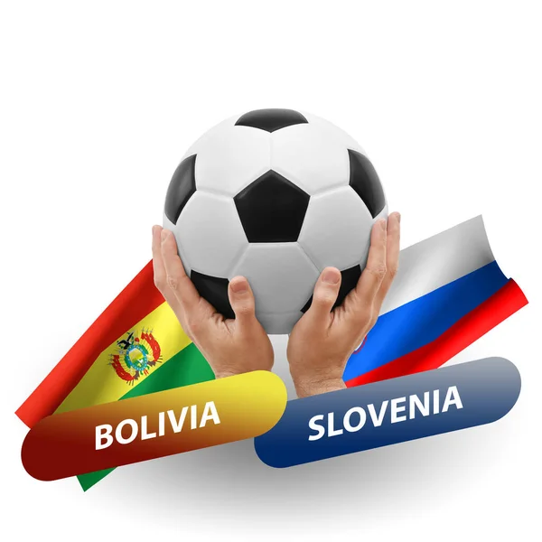 Ποδόσφαιρο Αγώνα Ποδοσφαίρου Εθνικές Ομάδες Bolivia Slovenia — Φωτογραφία Αρχείου