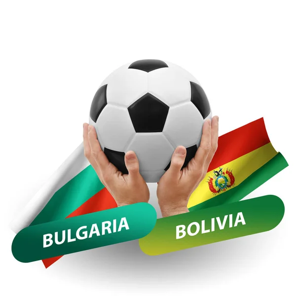 Soccer Football Competition Match National Teams Bulgaria Bolivia — Stock Photo, Image