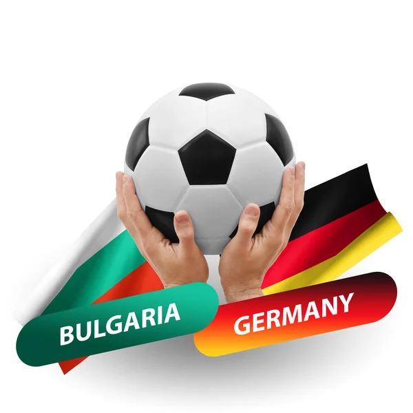 Soccer Football Competition Match National Teams Bulgaria Germany — Stockfoto
