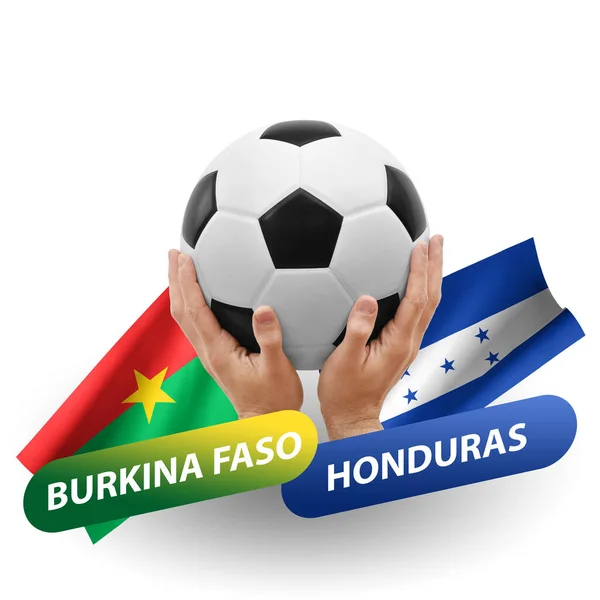 Soccer Football Competition Match National Teams Burkina Faso Honduras — Stock Fotó