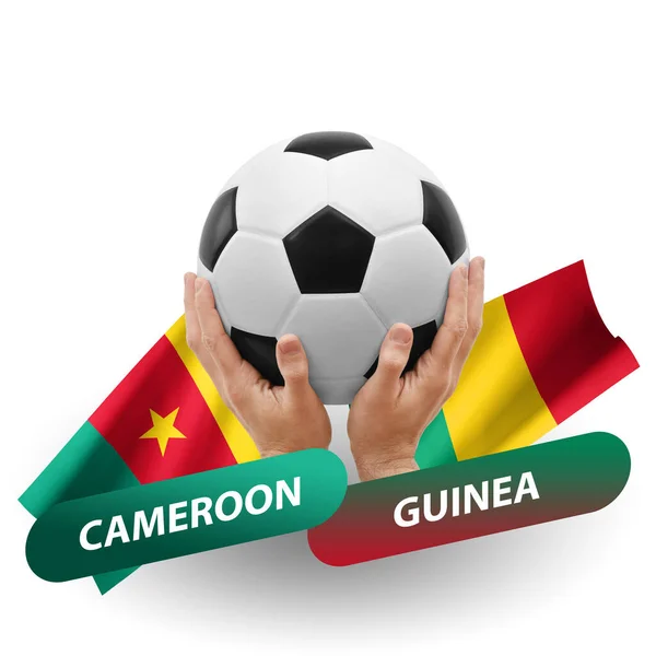 Soccer Football Competition Match National Teams Cameroon Guinea — Stock fotografie