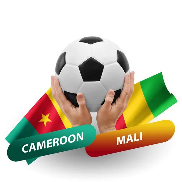 Soccer Football Competition Match National Teams Cameroon Mali — Stock fotografie