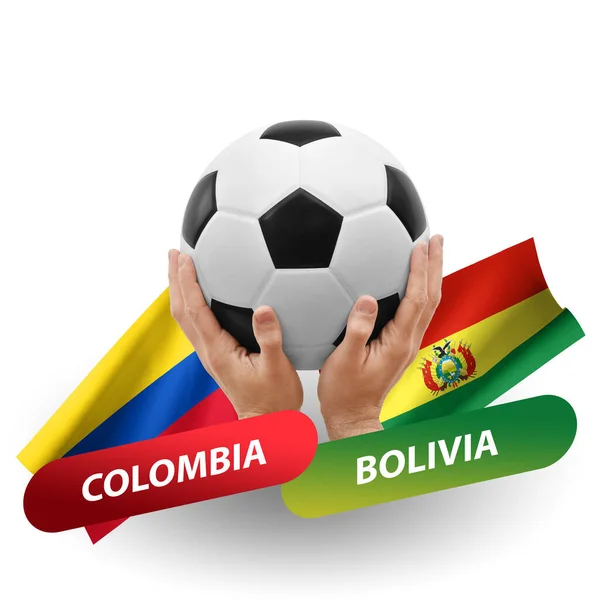 Soccer Football Competition Match National Teams Colombia Bolivia — Stock Fotó