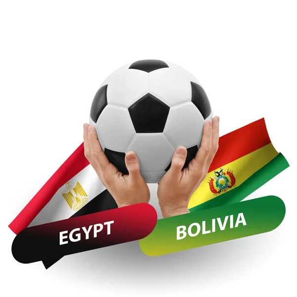 Soccer Football Competition Match National Teams Egypt Bolivia — ストック写真