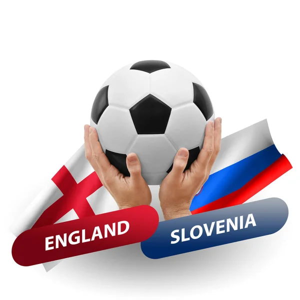 Soccer Football Competition Match National Teams England Slovenia — Photo