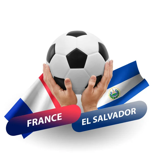 Soccer Football Competition Match National Teams France Salvador — Foto de Stock