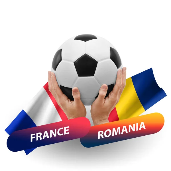 Soccer Football Competition Match National Teams France Romania — Photo