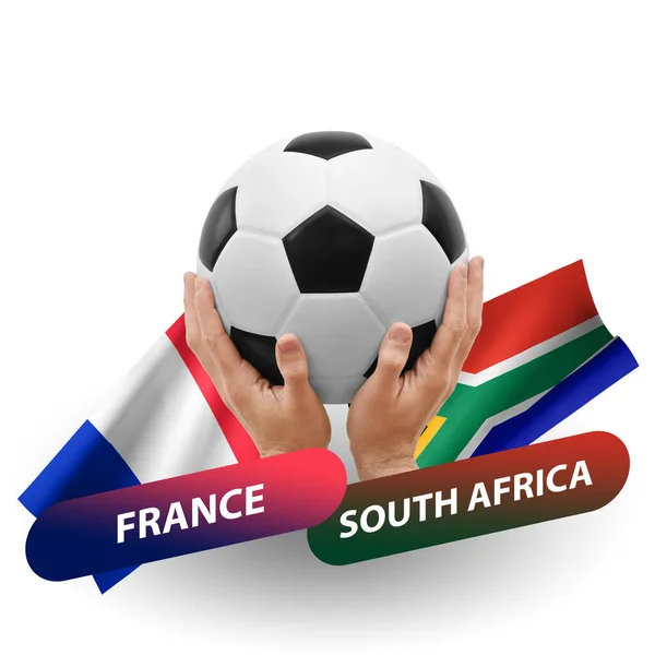 Soccer Football Competition Match National Teams France South Africa — Stock Photo, Image