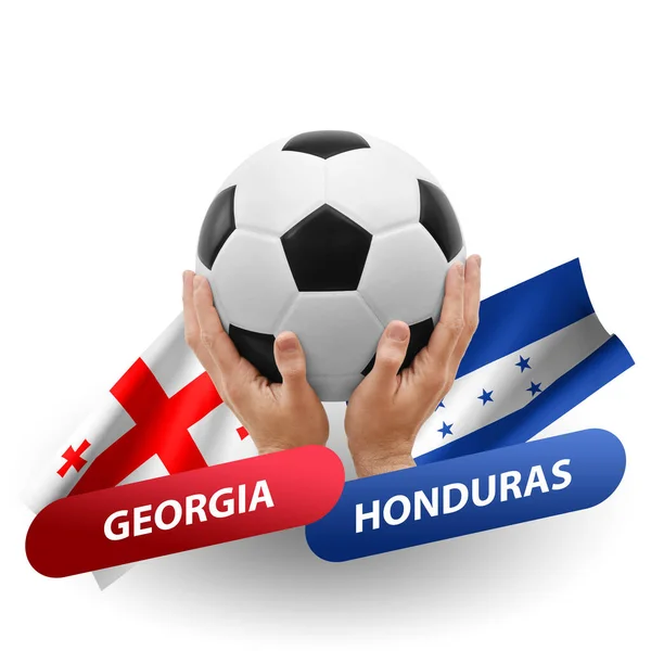 Soccer Football Competition Match National Teams Georgia Honduras — Stock Fotó