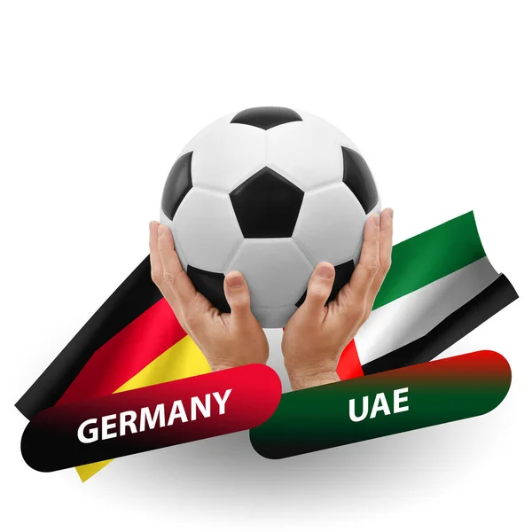 Soccer Football Competition Match National Teams Germany Uae — Stock Photo, Image