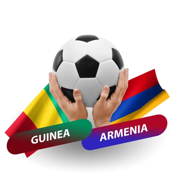 Soccer Football Competition Match National Teams Guinea Armenia — Stock Fotó