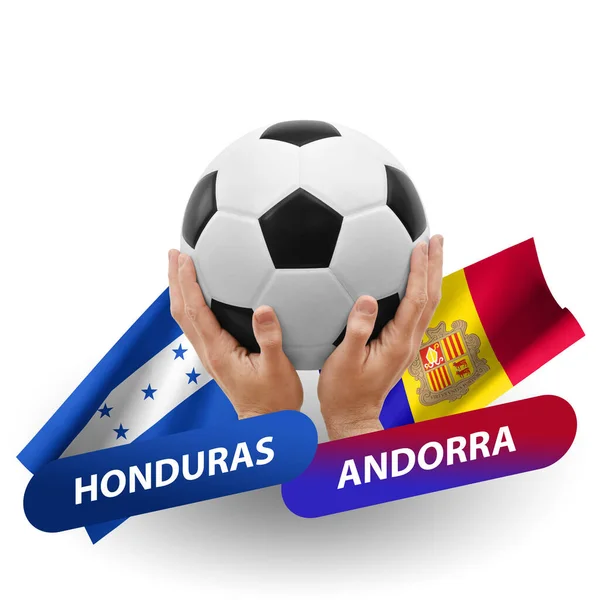 Soccer Football Competition Match National Teams Honduras Andorra — Stock Fotó