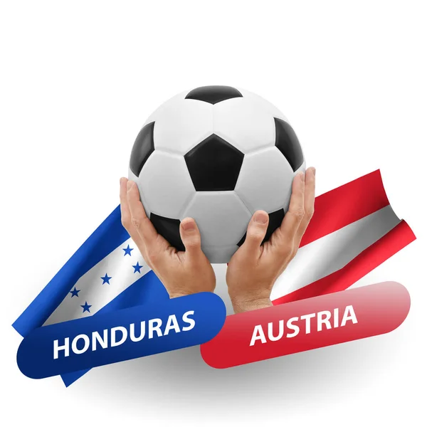 Soccer Football Competition Match National Teams Honduras Austria — Stock Fotó