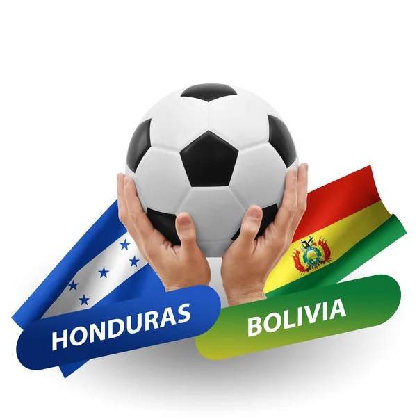 Soccer Football Competition Match National Teams Honduras Bolivia — Stock Fotó