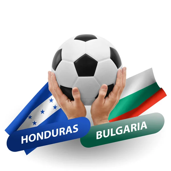 Soccer Football Competition Match National Teams Honduras Bulgaria — Stock Fotó