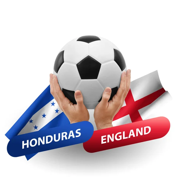 Soccer Football Competition Match National Teams Honduras England — Stock Fotó