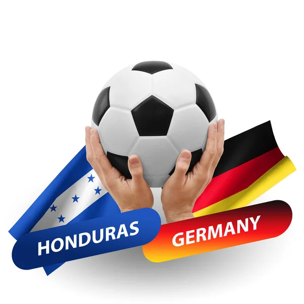 Soccer Football Competition Match National Teams Honduras Germany — Stock Photo, Image