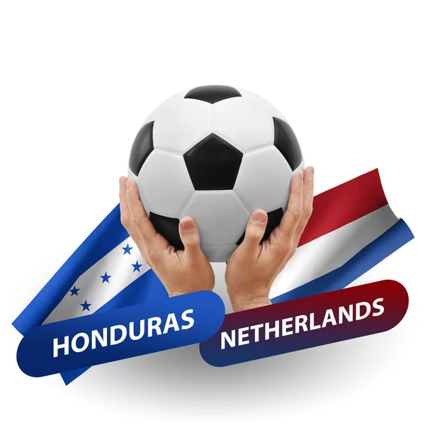 Soccer Football Competition Match National Teams Honduras Netherlands — Stock Fotó