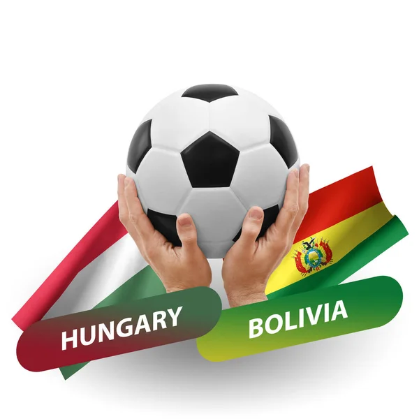 Ποδόσφαιρο Αγώνα Ποδοσφαίρου Εθνικές Ομάδες Hungary Bolivia — Φωτογραφία Αρχείου