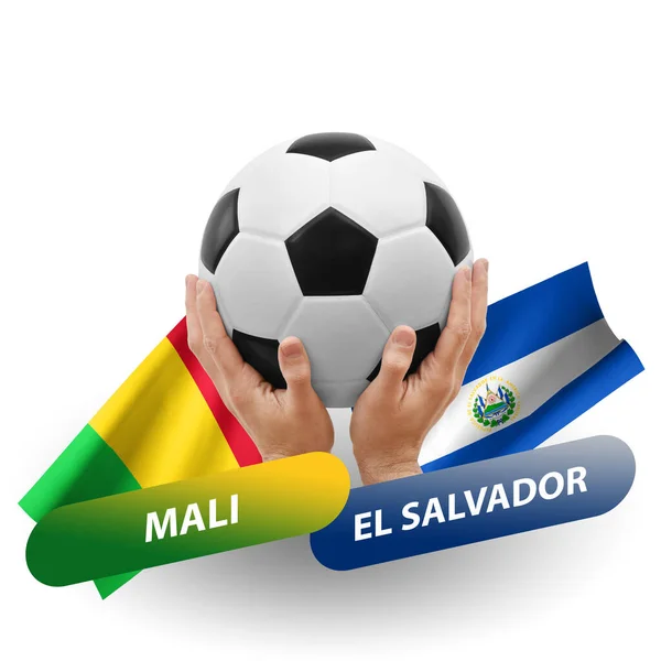 Soccer Football Competition Match National Teams Mali Salvador — Stock Fotó