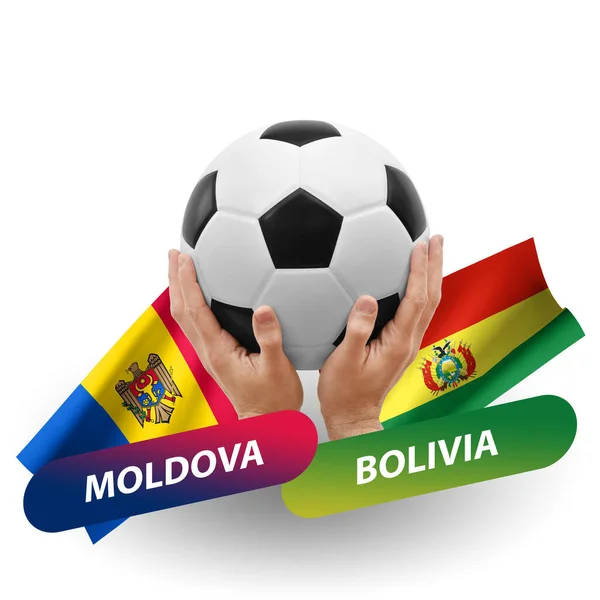 Soccer Football Competition Match National Teams Moldova Bolivia — Stock Photo, Image