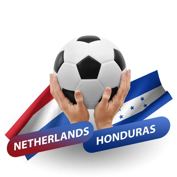Soccer Football Competition Match National Teams Netherlands Honduras — ストック写真