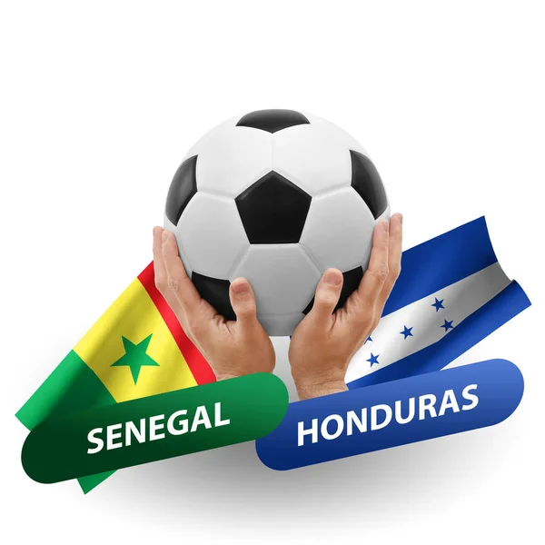 Soccer Football Competition Match National Teams Senegal Honduras — Stock Fotó